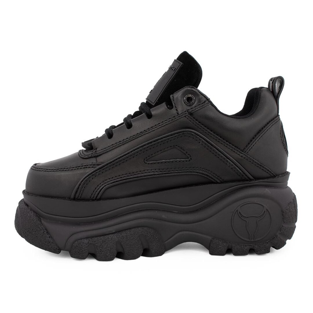 WINDSOR SMITH ΓΥΝΑΙΚΕΙΑ ΔΕΡΜΑΤΙΝΑ SNEAKERS LUPE BLACK - Image 3
