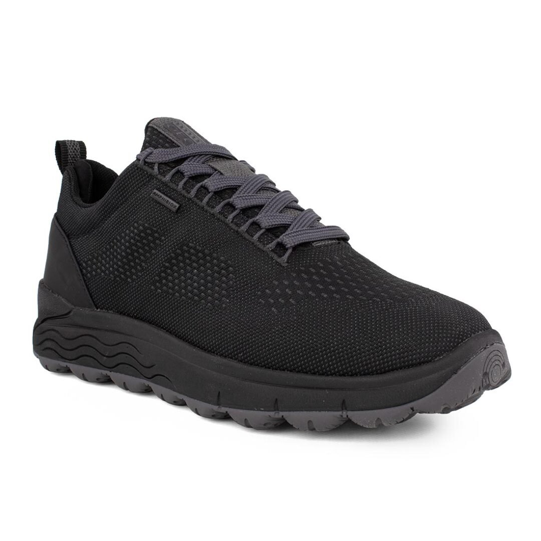 GEOX ΑΝΔΡΙΚΑ ΥΦΑΣΜΑΤΙΝΑ ΑΔΙΑΒΡΟΧΑ COMFORT SNEAKERS U SPHERICA 4X4 ABX B BLACK/GRAPHITE - Image 2