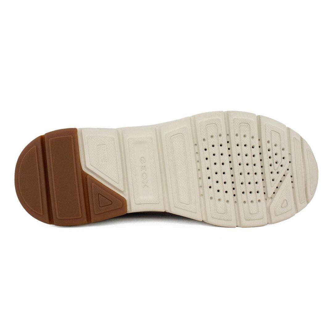 GEOX ΑΝΔΡΙΚΑ ΔΕΡΜΑΤΙΝΑ SNEAKERS U HOVERSTREAM A COGNAC - Image 5