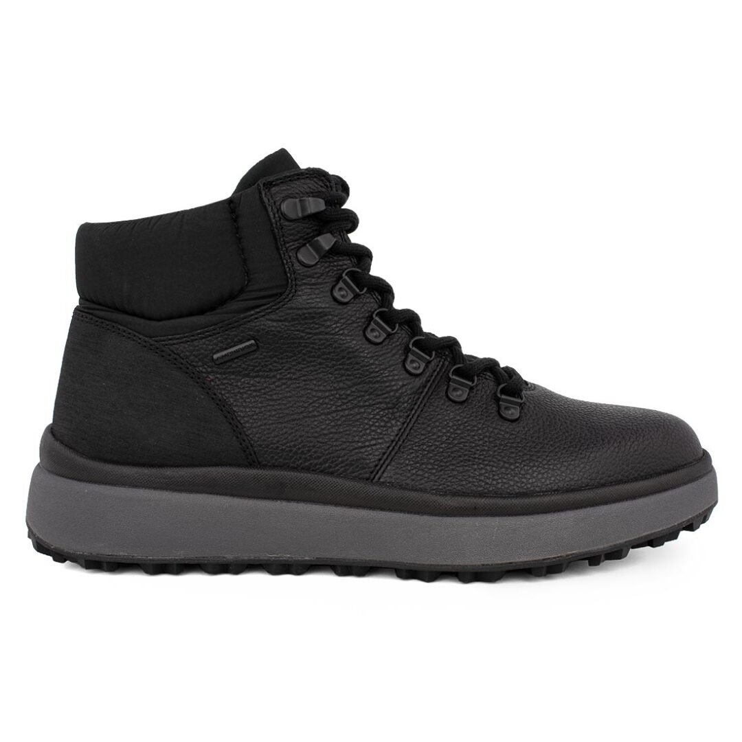 GEOX ΑΝΔΡΙΚΑ ΔΕΡΜΑΤΙΝΑ AMPHIBIOX ΜΠΟΤΑΚΙΑ U GRANITO+GRIP ABX A BLACK