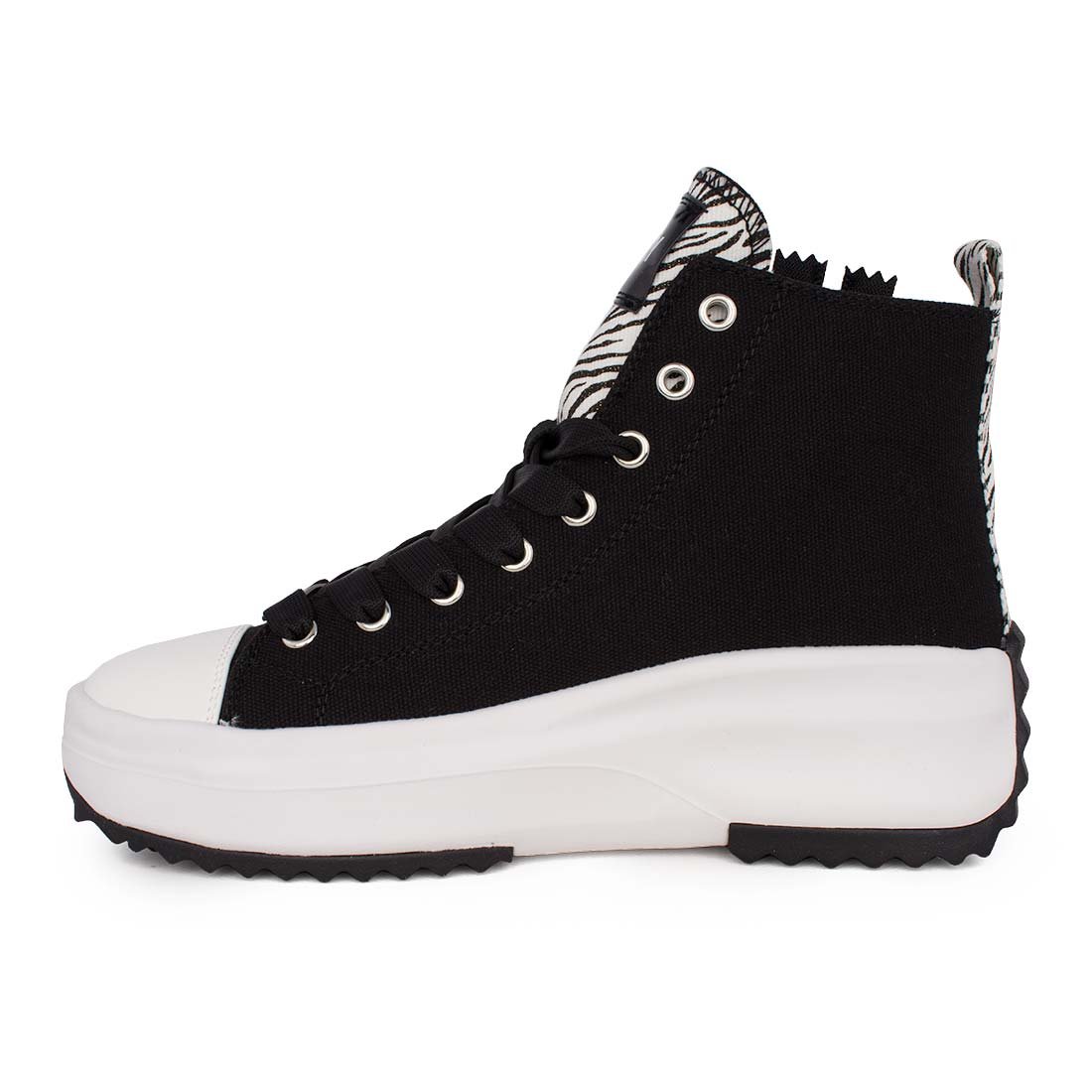REPLAY ΓΥΝΑΙΚΕΙΑ ΠΑΝΙΝΑ ΜΠΟΤΑΚΙΑ AQUA 2 ZIP RZ5M0004T 0008 BLACK/WHITE - Image 3