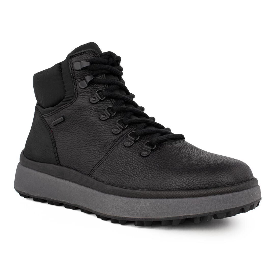 GEOX ΑΝΔΡΙΚΑ ΔΕΡΜΑΤΙΝΑ AMPHIBIOX ΜΠΟΤΑΚΙΑ U GRANITO+GRIP ABX A BLACK - Image 2