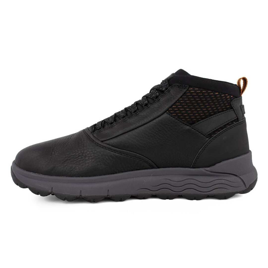 GEOX ΑΝΔΡΙΚΑ ΔΕΡΜΑΤΙΝΑ AMPHIBIOX ΜΠΟΤΑΚΙΑ U SPHERICA 4X4 ABX A BLACK - Image 3
