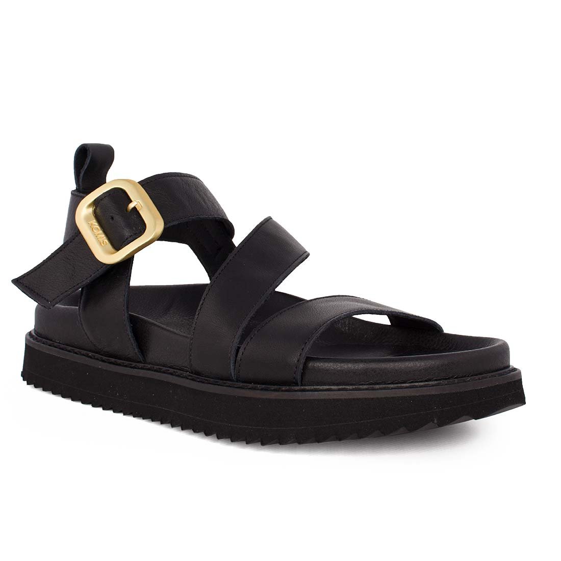 KOMIS & KOMIS ΓΥΝΑΙΚΕΙΑ ΔΕΡΜΑΤΙΝΑ ΠΕΔΙΛΑ B24 BLACK - Image 2