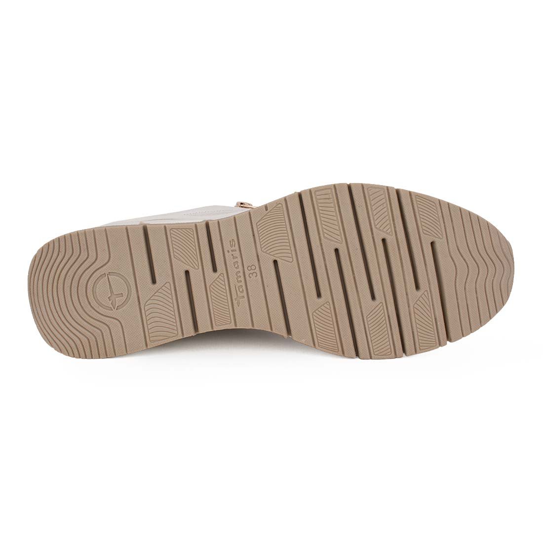 TAMARIS ΓΥΝΑΙΚΕΙΑ ΔΕΡΜΑΤΙΝΑ SNEAKERS 1-23761-42 100 WHITE - Image 4