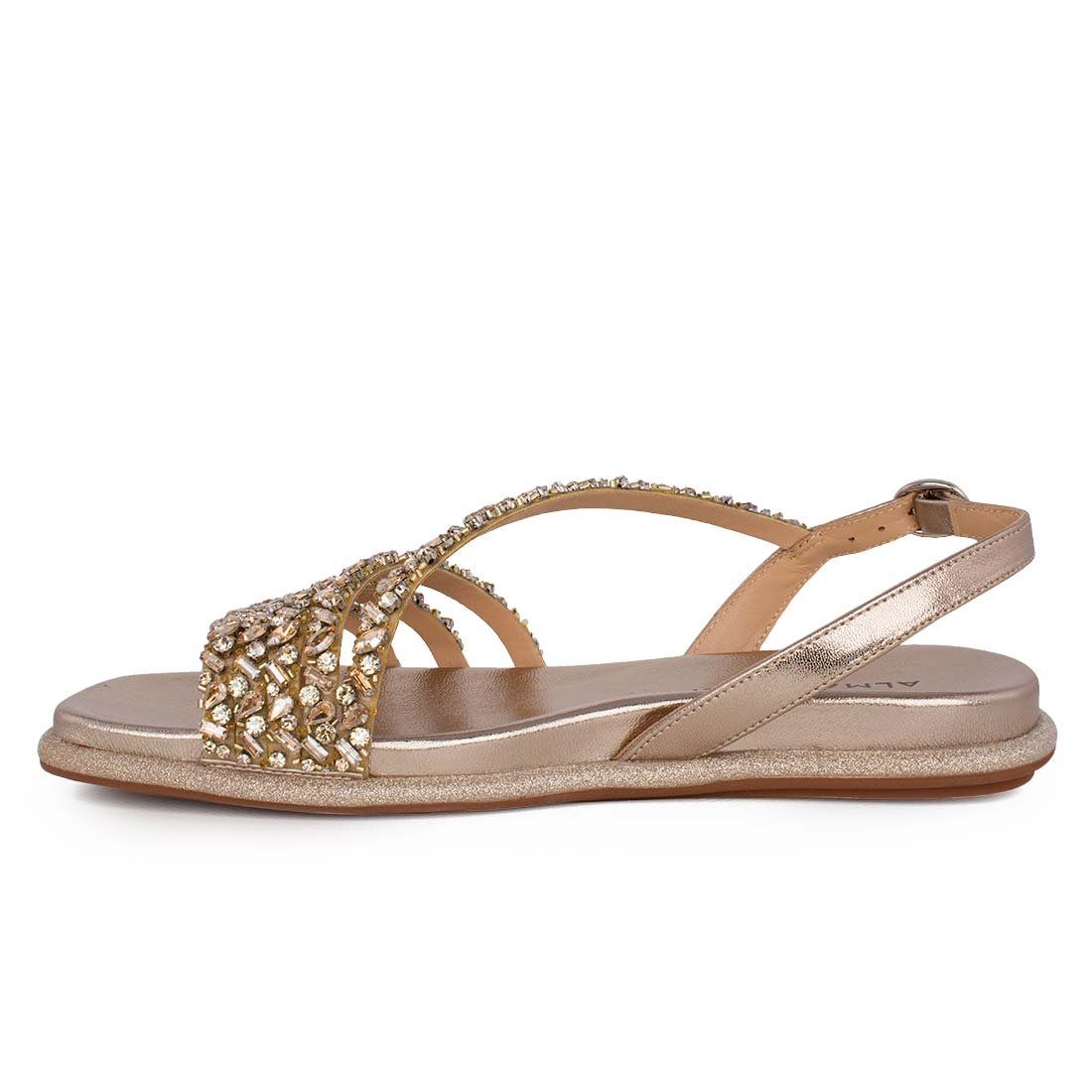ALMA EN PENA ΓΥΝΑΙΚΕΙΑ ΔΕΡΜΑΤΙΝΑ FLAT ΠΕΔΙΛΑ V240853 DIVA BRONZE - Image 3