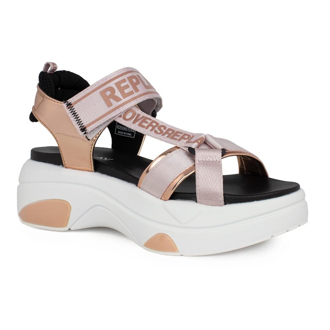 REPLAY ΓΥΝΑΙΚΕΙΑ ΣΠΟΡ ΠΕΔΙΛΑ WELLOW RS2E0006S 2119 ROSE GOLD - Image 2