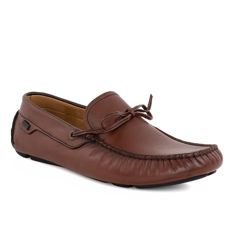 BOSS SHOES ΑΝΔΡΙΚΑ ΔΕΡΜΑΤΙΝΑ DRIVER ΜΟΚΑΣΙΝΙΑ S6889 COGNAC - Image 2