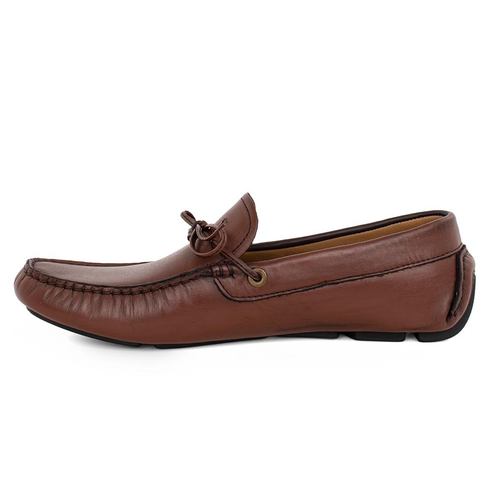 BOSS SHOES ΑΝΔΡΙΚΑ ΔΕΡΜΑΤΙΝΑ DRIVER ΜΟΚΑΣΙΝΙΑ S6889 COGNAC - Image 3