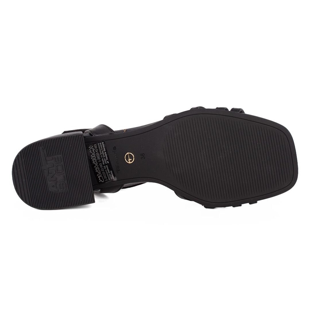 TAMARIS ΓΥΝΑΙΚΕΙΑ ΔΕΡΜΑΤΙΝΑ ΠΕΔΙΛΑ 1-28223-42 003 BLACK LEATHER - Image 4