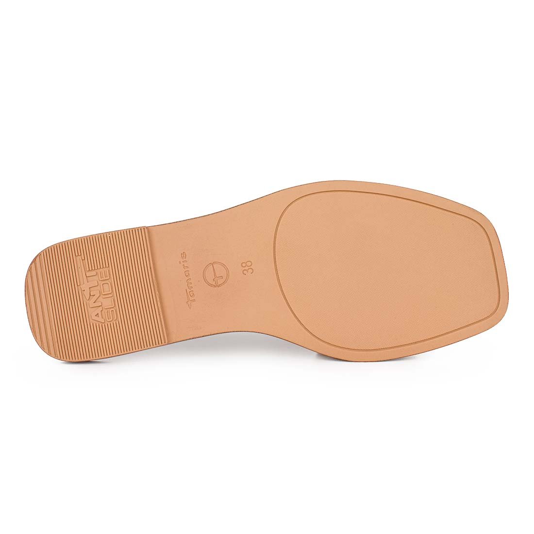 TAMARIS ΓΥΝΑΙΚΕΙΕΣ ΔΕΡΜΑΤΙΝΕΣ FLAT ΠΑΝΤΟΦΛΕΣ 1-27100-42 400 BEIGE - Image 4