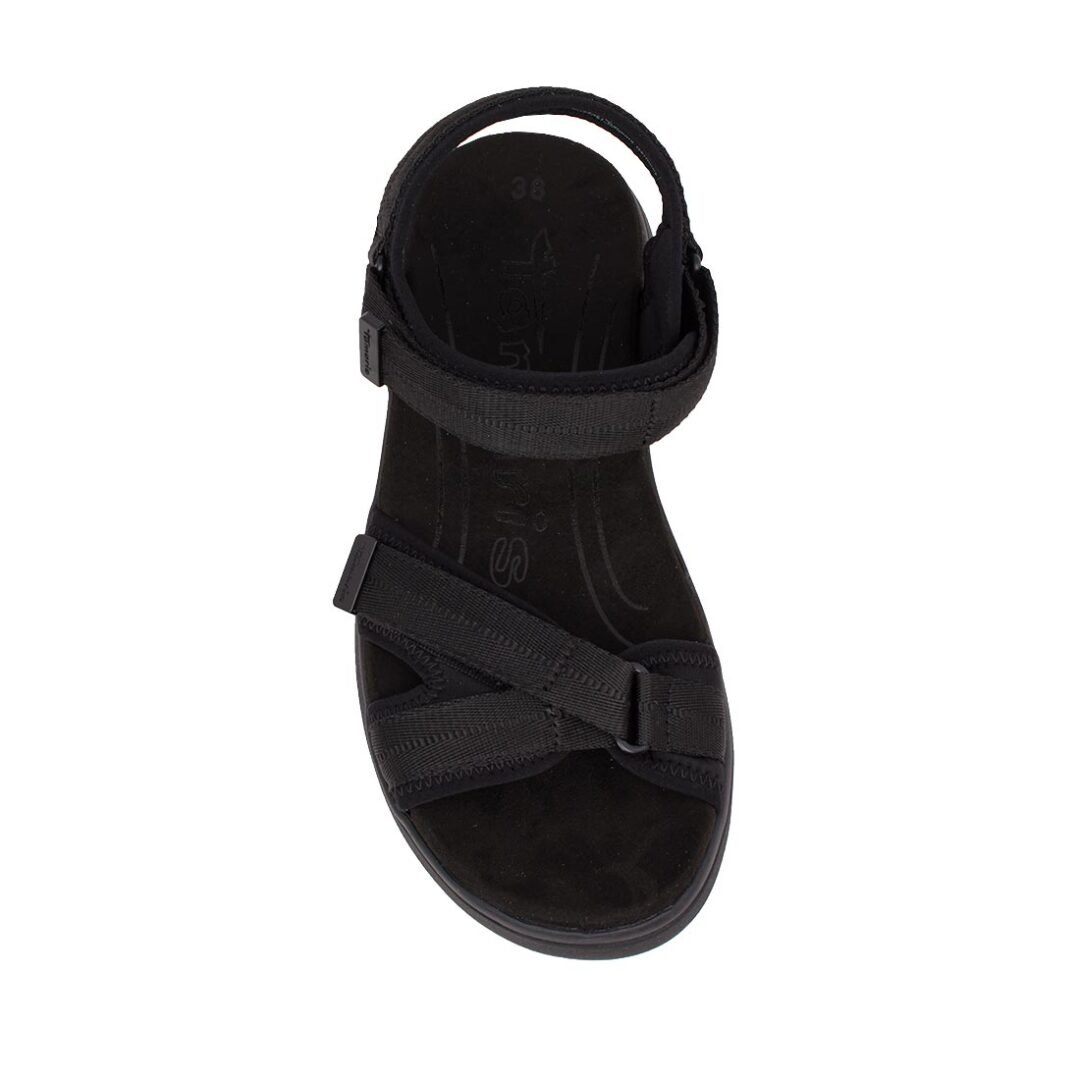 TAMARIS ΓΥΝΑΙΚΕΙΑ ΥΦΑΣΜΑΤΙΝΑ COMFORT SPORT ΠΕΔΙΛΑ 1-28262-42 001 BLACK - Image 5