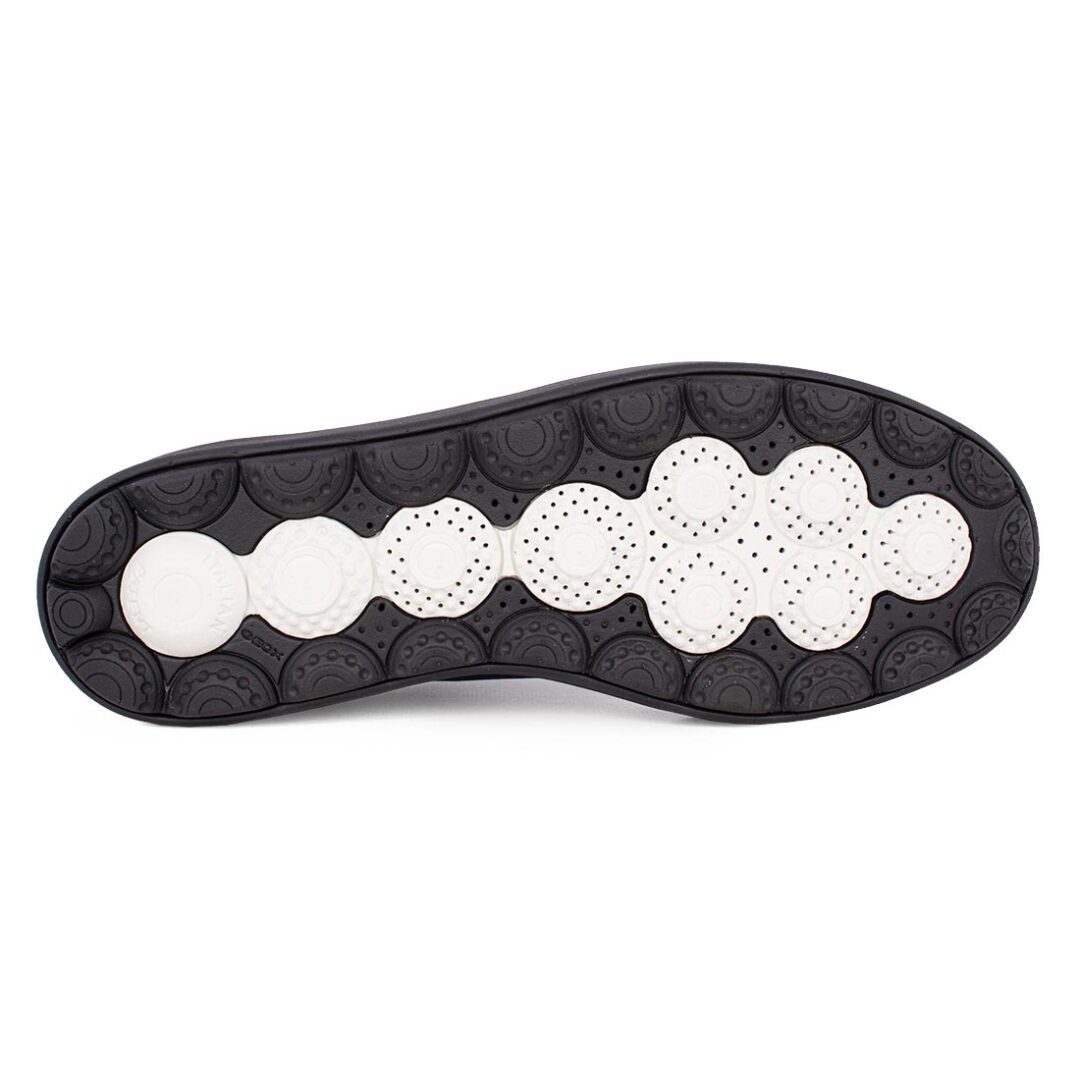 GEOX ΑΝΔΡΙΚΑ ΔΕΡΜΑΤΙΝΑ SNEAKERS SPHERICA ECUB-1 C BLACK NAPPA - Image 4