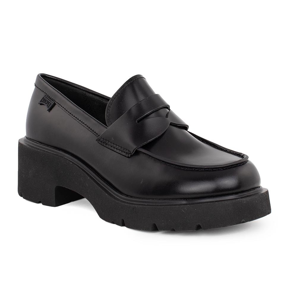 CAMPER ΓΥΝΑΙΚΕΙΑ ΔΕΡΜΑΤΙΝΑ LOAFERS MILAH K201425-002 ΜΑΥΡΑ - Image 2