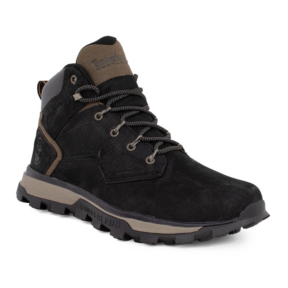 TIMBERLAND ΑΝΔΡΙΚΑ ΔΕΡΜΑΤΙΝΑ WATERPROOF ΜΠΟΤΑΚΙΑ TREELINE MID BLACK FULL GRAIN - Image 2