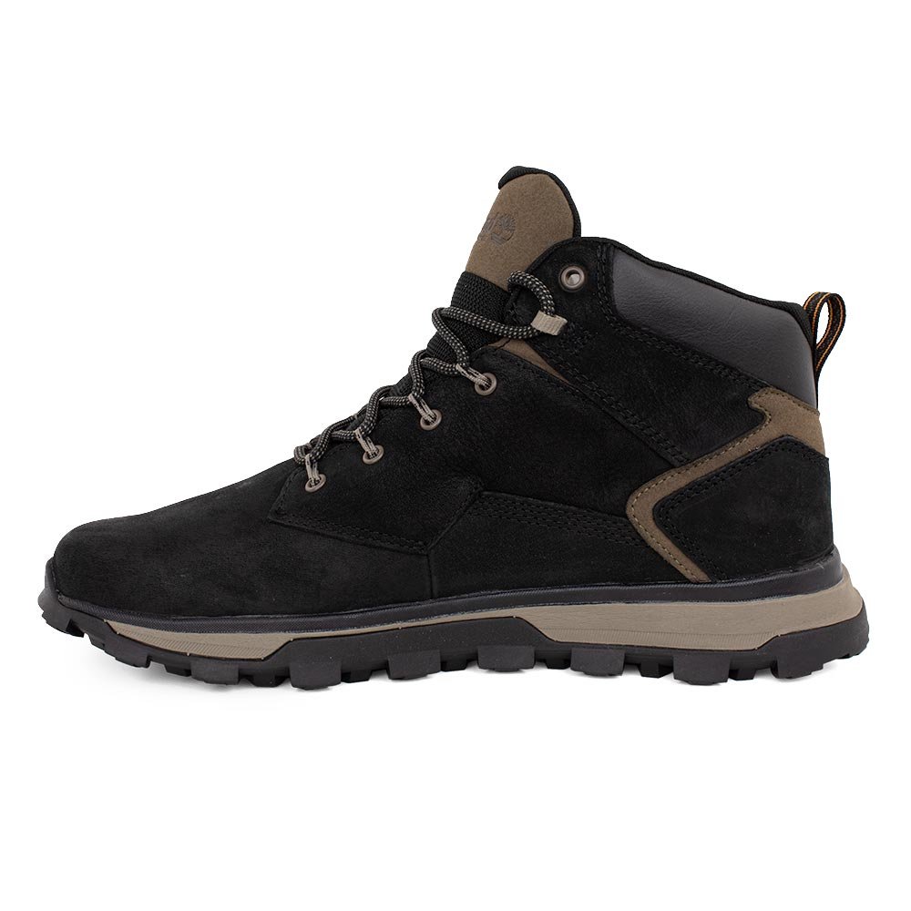 TIMBERLAND ΑΝΔΡΙΚΑ ΔΕΡΜΑΤΙΝΑ WATERPROOF ΜΠΟΤΑΚΙΑ TREELINE MID BLACK FULL GRAIN - Image 3