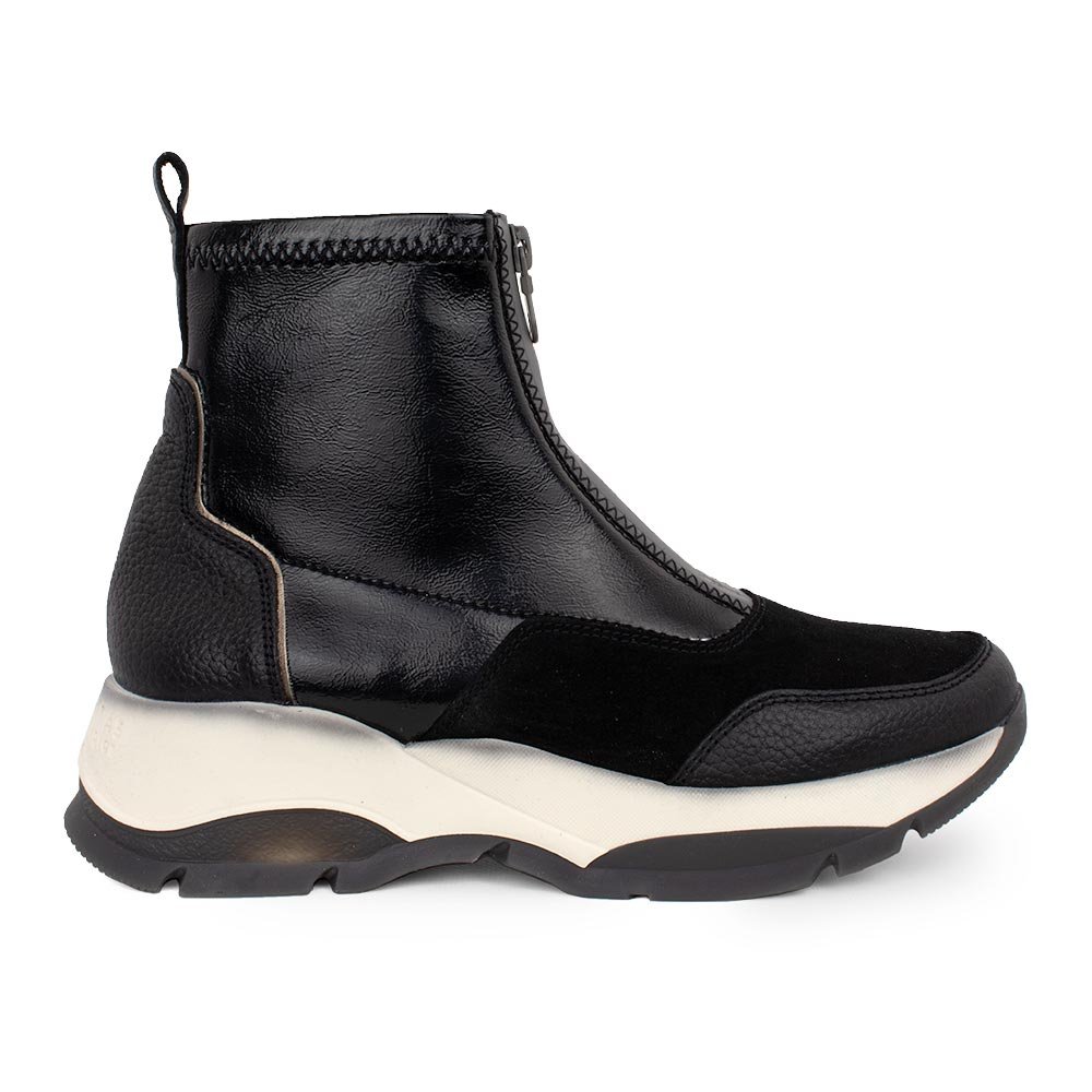 HISPANITAS ΓΥΝΑΙΚΕΙΑ ΔΕΡΜΑΤΙΝΑ SPORT ΜΠΟΤΑΚΙΑ HI222202 BLACK