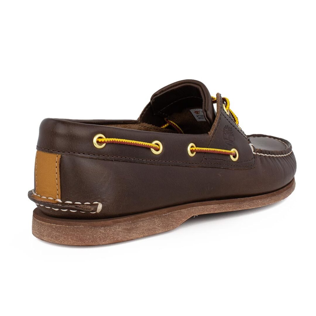 TIMBERLAND ΑΝΔΡΙΚΑ ΔΕΡΜΑΤΙΝΑ BOAT SHOES CLASSIC BOAT SHOE A5QSZ 968 DARK BROWN FULL GRAIN - Image 5