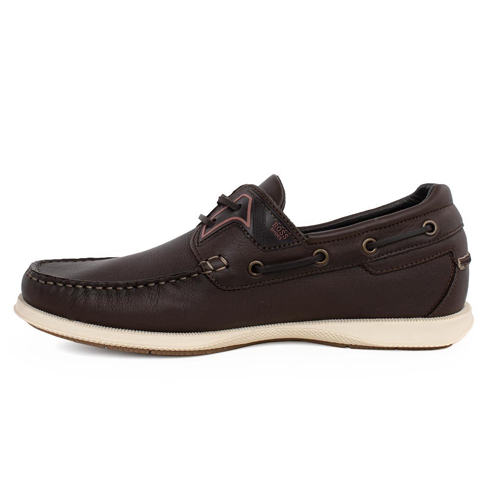 BOSS SHOES ΑΝΔΡΙΚΑ ΔΕΡΜΑΤΙΝΑ BOAT ΜΟΚΑΣΙΝΙΑ SR320 ΚΑΦΕ SAXON - Image 3