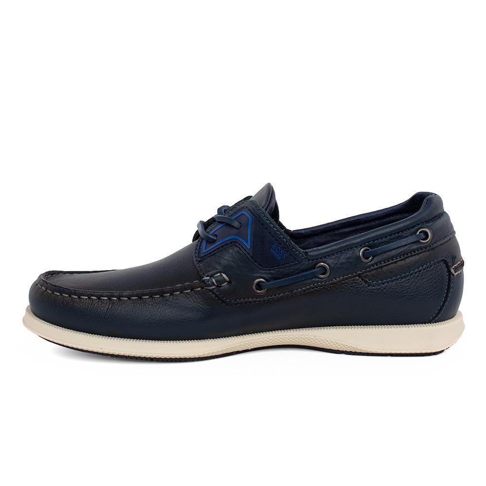 BOSS SHOES ΑΝΔΡΙΚΑ ΔΕΡΜΑΤΙΝΑ BOAT ΜΟΚΑΣΙΝΙΑ SR320 ΜΠΛΕ SAXON - Image 3