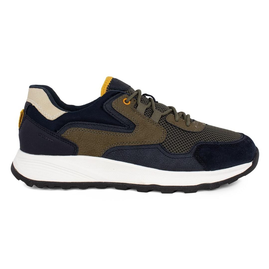 GEOX ΑΝΔΡΙΚΑ SNEAKERS TERRESTRE B NAVY/LIGHT OLIVE