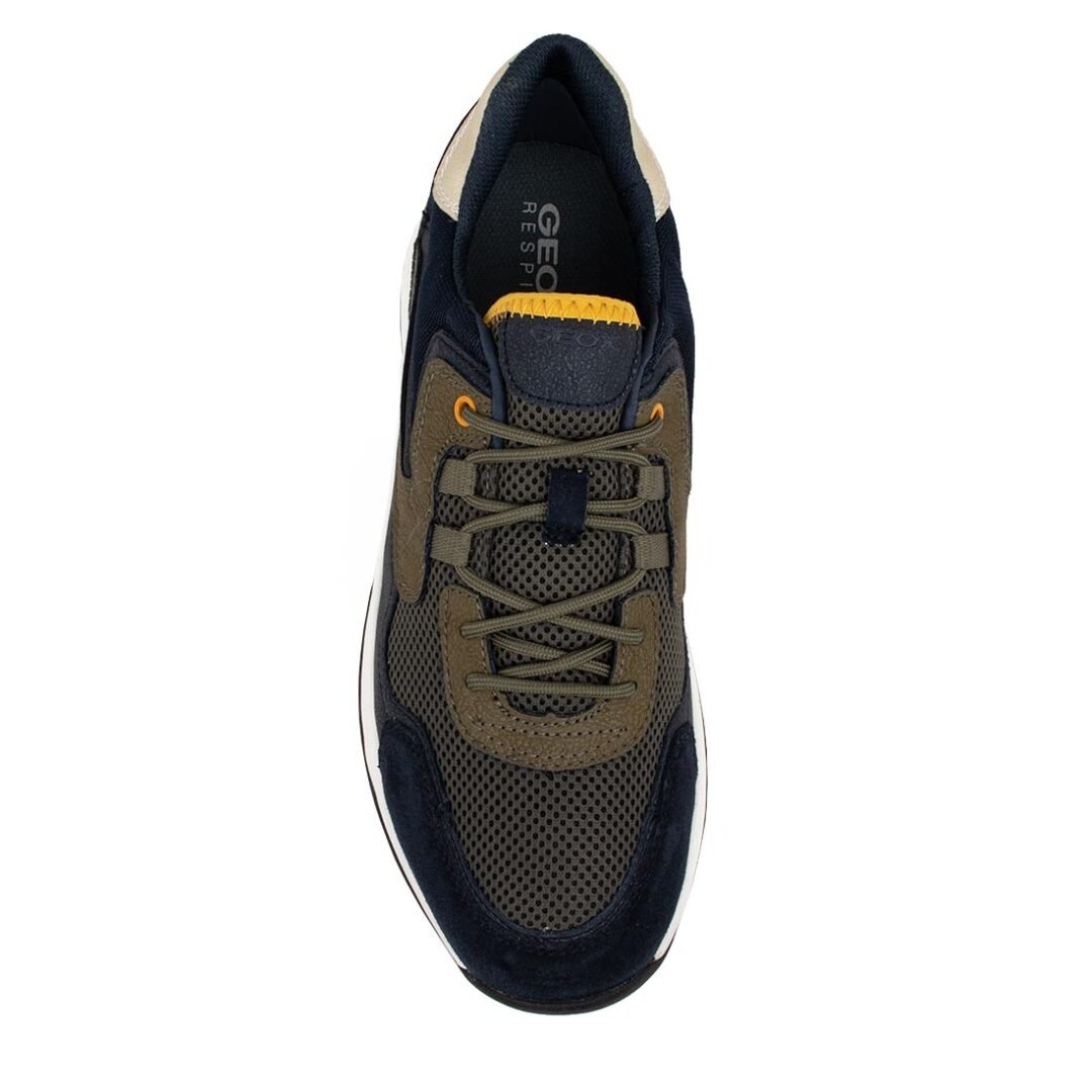 GEOX ΑΝΔΡΙΚΑ SNEAKERS TERRESTRE B NAVY/LIGHT OLIVE - Image 5