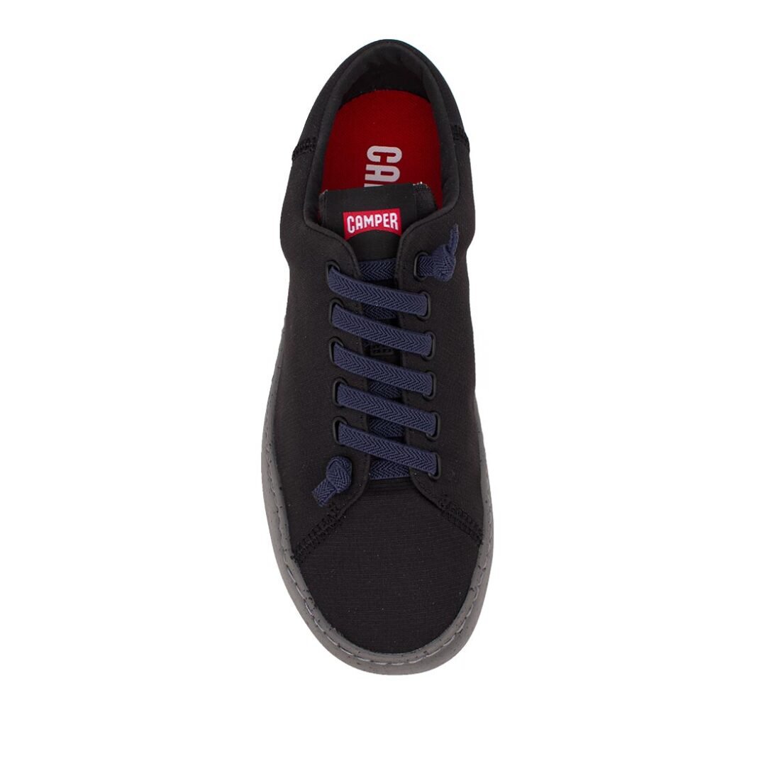 CAMPER ΑΝΔΡΙΚΑ ΥΦΑΣΜΑΤΙΝΑ SNEAKERS PEU TOURING TEXT K100881-001 BLACK - Image 5