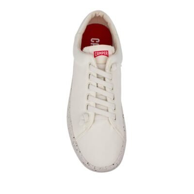 CAMPER ΑΝΔΡΙΚΑ ΥΦΑΣΜΑΤΙΝΑ SNEAKERS PEU TOURING TEXT K100881-015 WHITE - Image 5