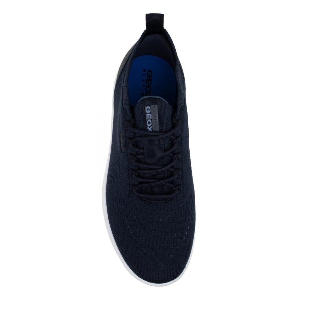 GEOX ΑΝΔΡΙΚΑ ΥΦΑΣΜΑΤΙΝΑ COMFORT SNEAKERS SPHERICA A NAVY/JEANS KNITTED TEXTILE - Image 5