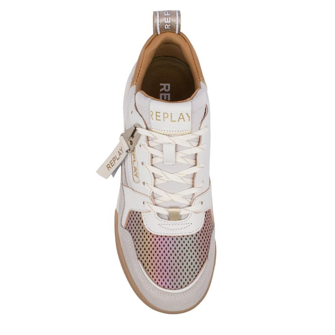REPLAY ΓΥΝΑΙΚΕΙΑ SNEAKERS FIELD W TECH RS9H0001L 0352 WHITE/BEIGE - Image 5
