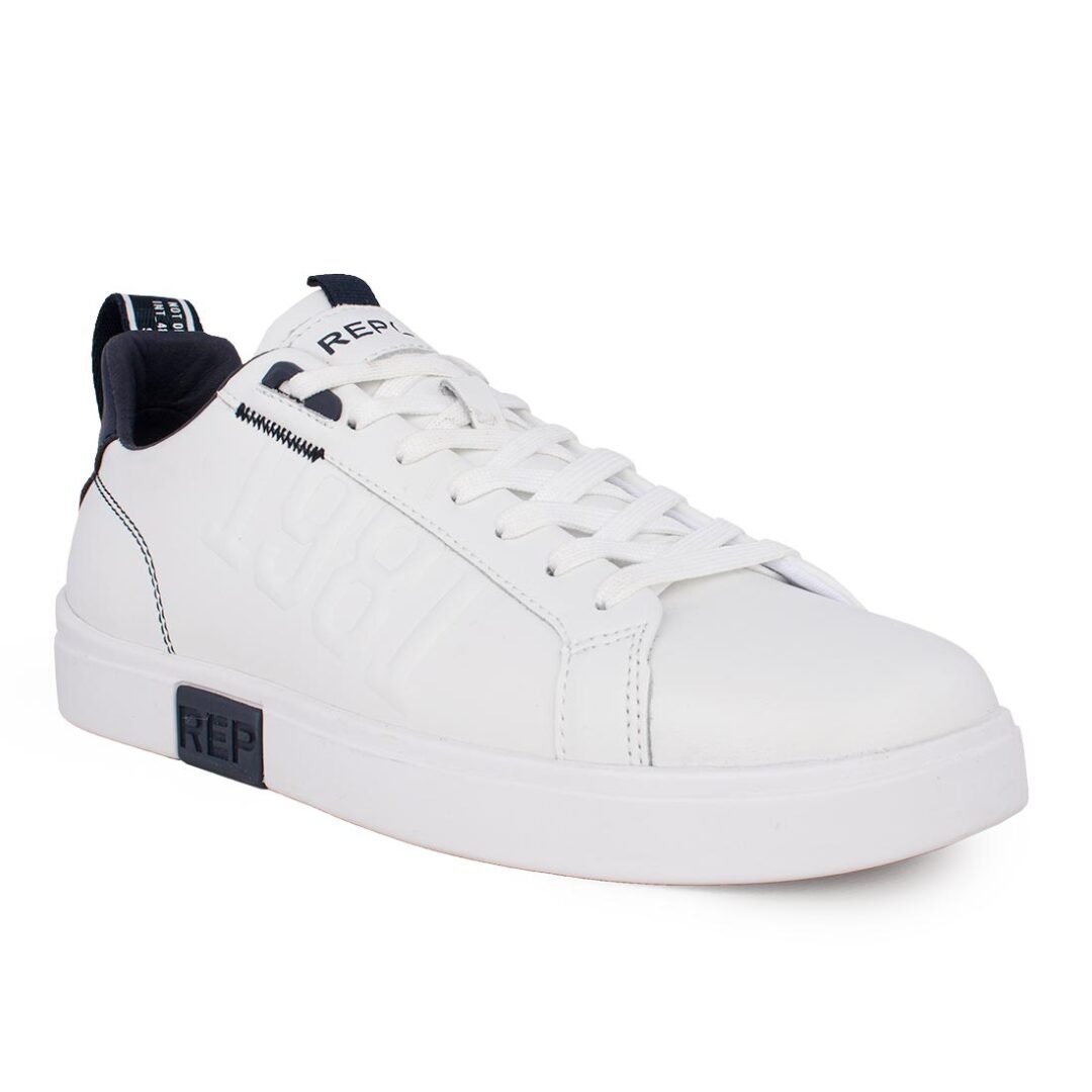 REPLAY ΑΝΔΡΙΚΑ SNEAKERS POLYS 1981 RZ3P0021L 0122 WHITE/NAVY - Image 2