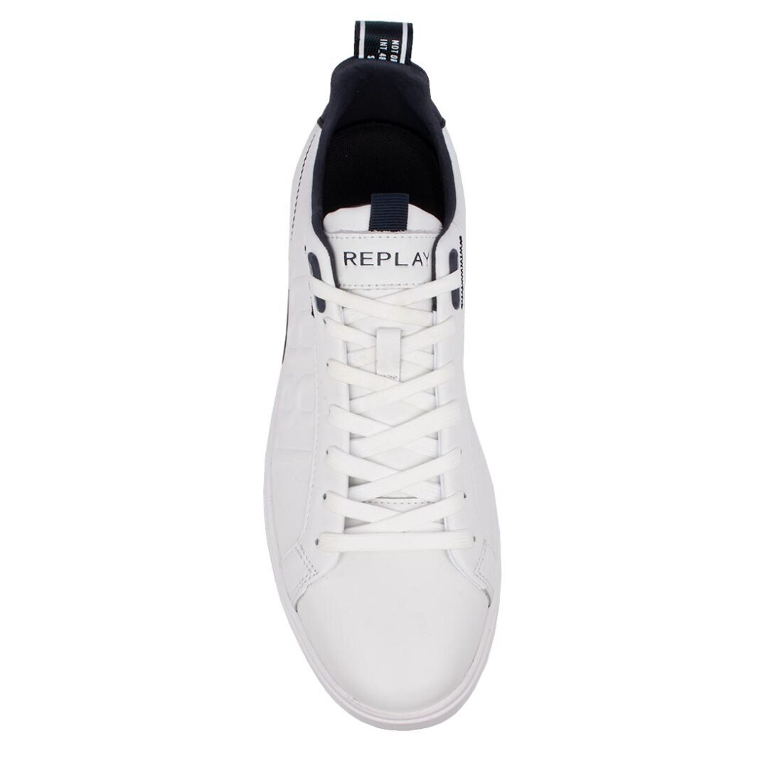 REPLAY ΑΝΔΡΙΚΑ SNEAKERS POLYS 1981 RZ3P0021L 0122 WHITE/NAVY - Image 6