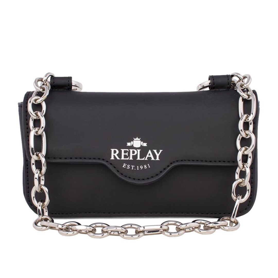 REPLAY ΓΥΝΑΙΚΕΙΑ CROSSBODY ΜΙΝΙ ΤΣΑΝΤΑ FW3597.000.A0284 098 BLACK