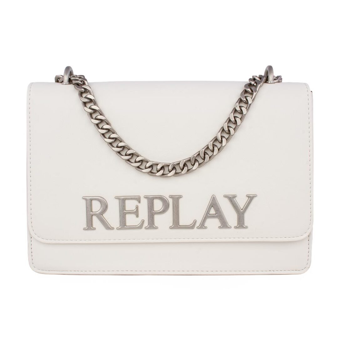REPLAY ΓΥΝΑΙΚΕΙΑ CROSSBODY ΤΣΑΝΤΑ FW3000.001.A0362B WHITE