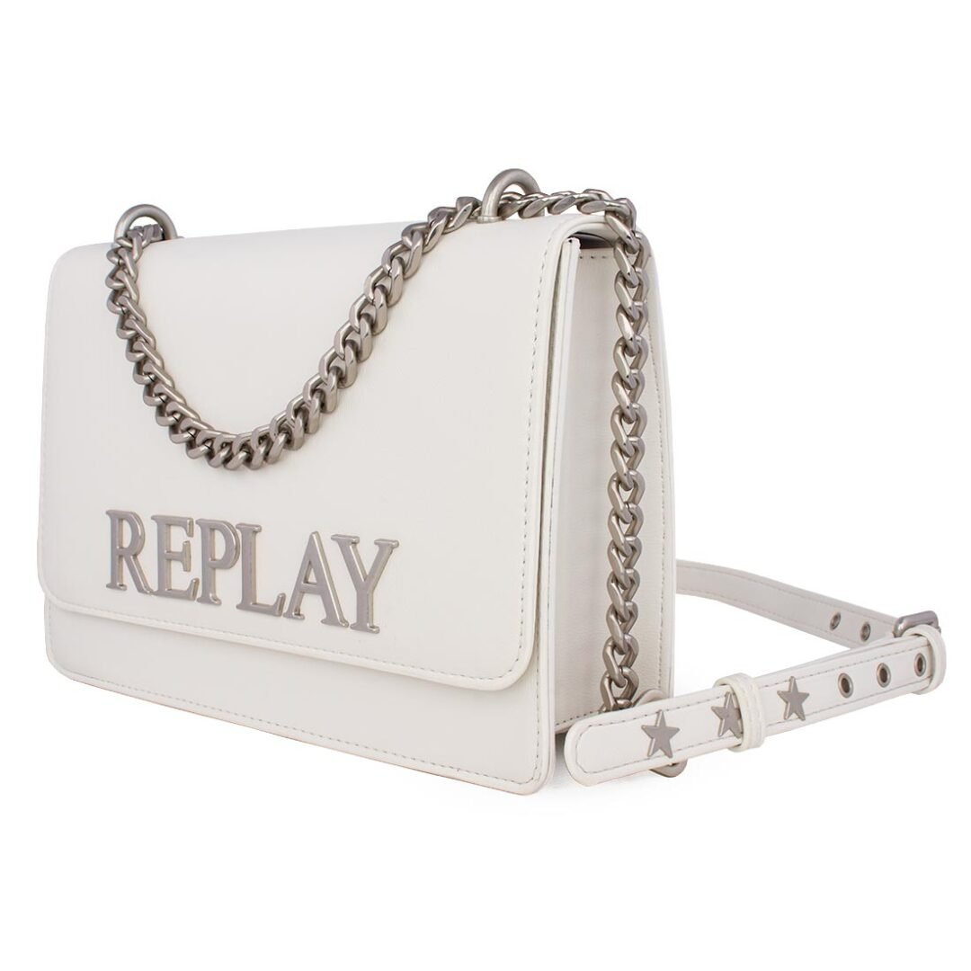 REPLAY ΓΥΝΑΙΚΕΙΑ CROSSBODY ΤΣΑΝΤΑ FW3000.001.A0362B WHITE - Image 2