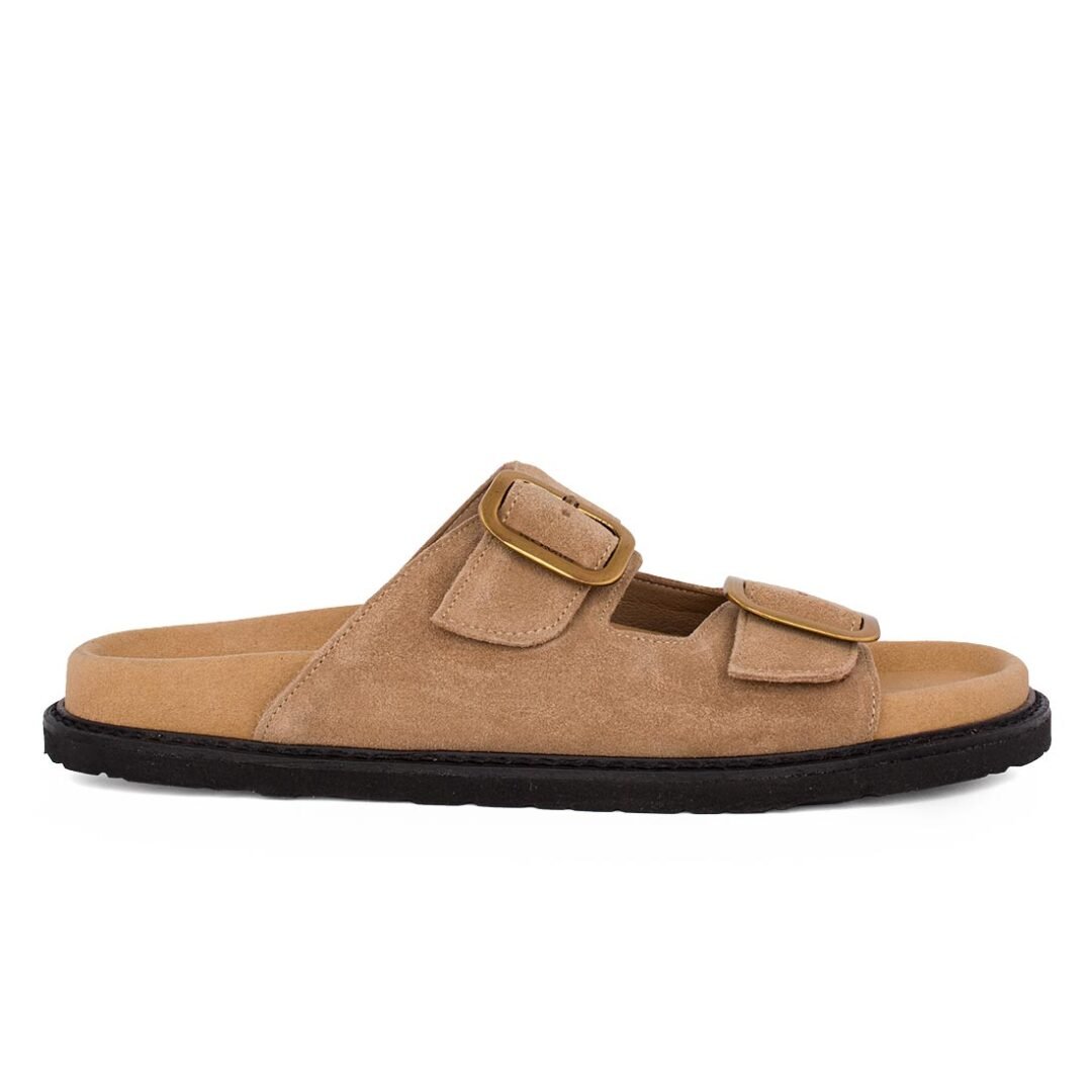 KOMIS & KOMIS ΓΥΝΑΙΚΕΙΕΣ SUEDE ΠΑΝΤΟΦΛΕΣ B3 CAMEL