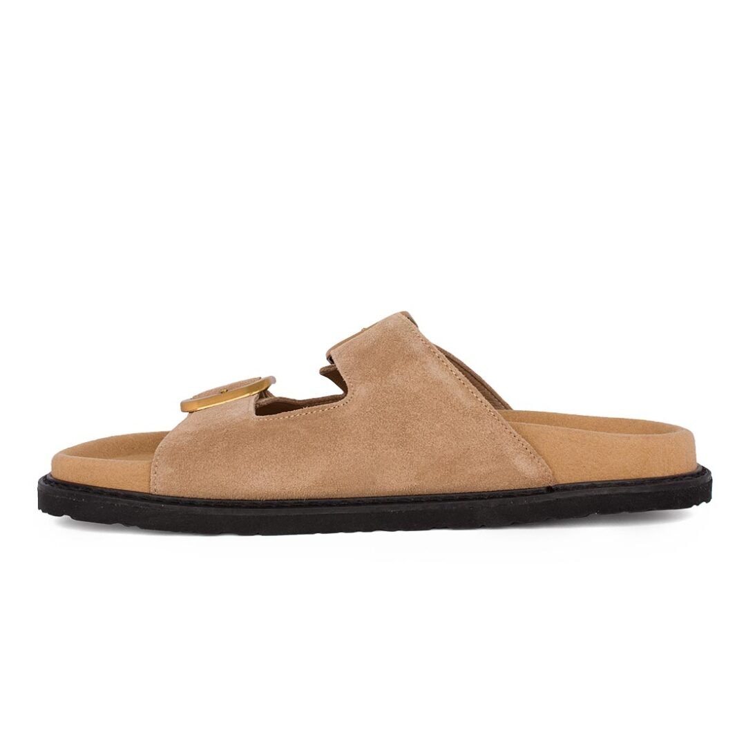 KOMIS & KOMIS ΓΥΝΑΙΚΕΙΕΣ SUEDE ΠΑΝΤΟΦΛΕΣ B3 CAMEL - Image 3