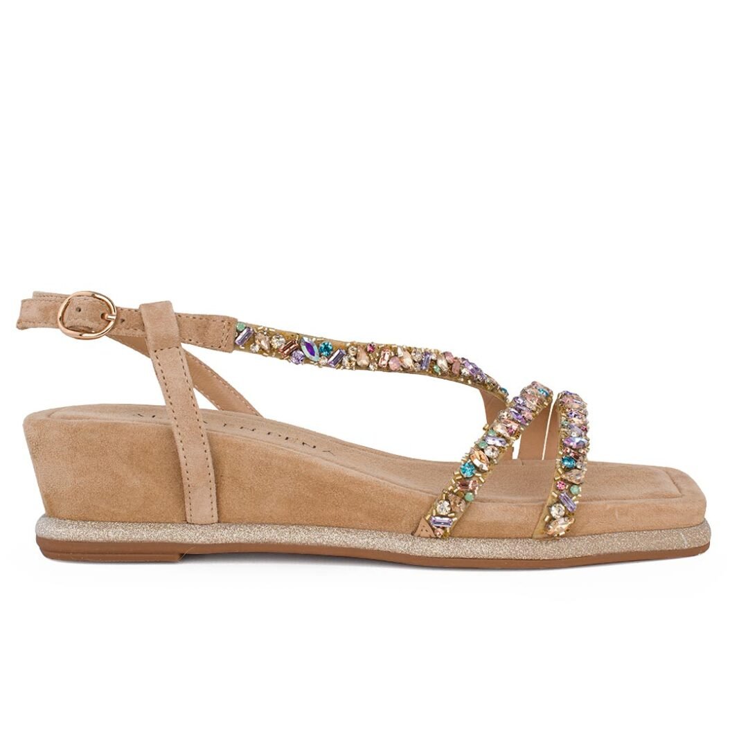 ALMA EN PENA ΓΥΝΑΙΚΕΙΑ ΔΕΡΜΑΤΙΝΑ ΠΕΔΙΛΑ V240741 SAND SUEDE
