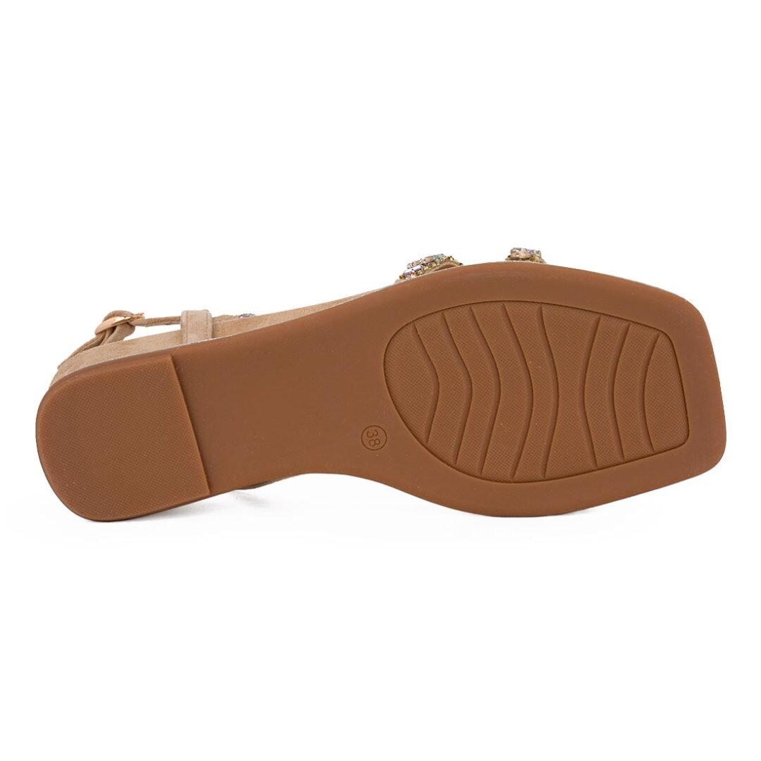 ALMA EN PENA ΓΥΝΑΙΚΕΙΑ ΔΕΡΜΑΤΙΝΑ ΠΕΔΙΛΑ V240741 SAND SUEDE - Image 4