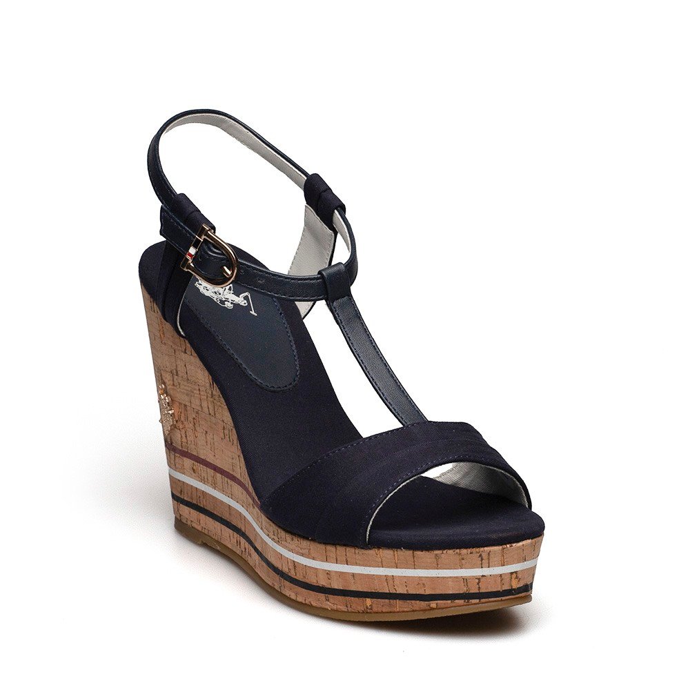 US POLO ΓΥΝΑΙΚΕΙΕΣ ΠΛΑΤΦΟΡΜΕΣ AYLIN053 CANVAS ΜΠΛΕ - Image 2