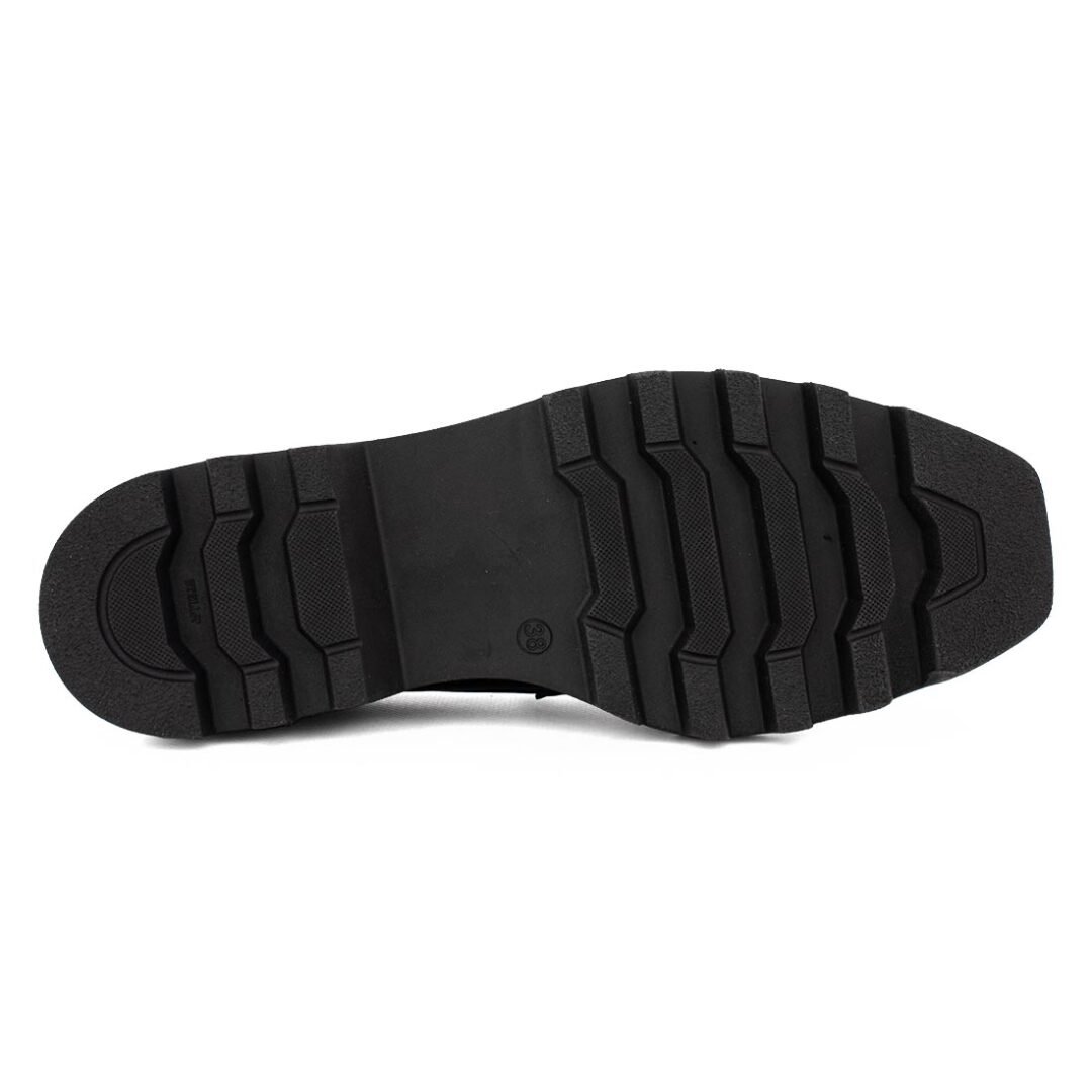 BOSS SHOES ΓΥΝΑΙΚΕΙΑ ΔΕΡΜΑΤΙΝΑ LOAFERS XWB342 BLACK - Image 4