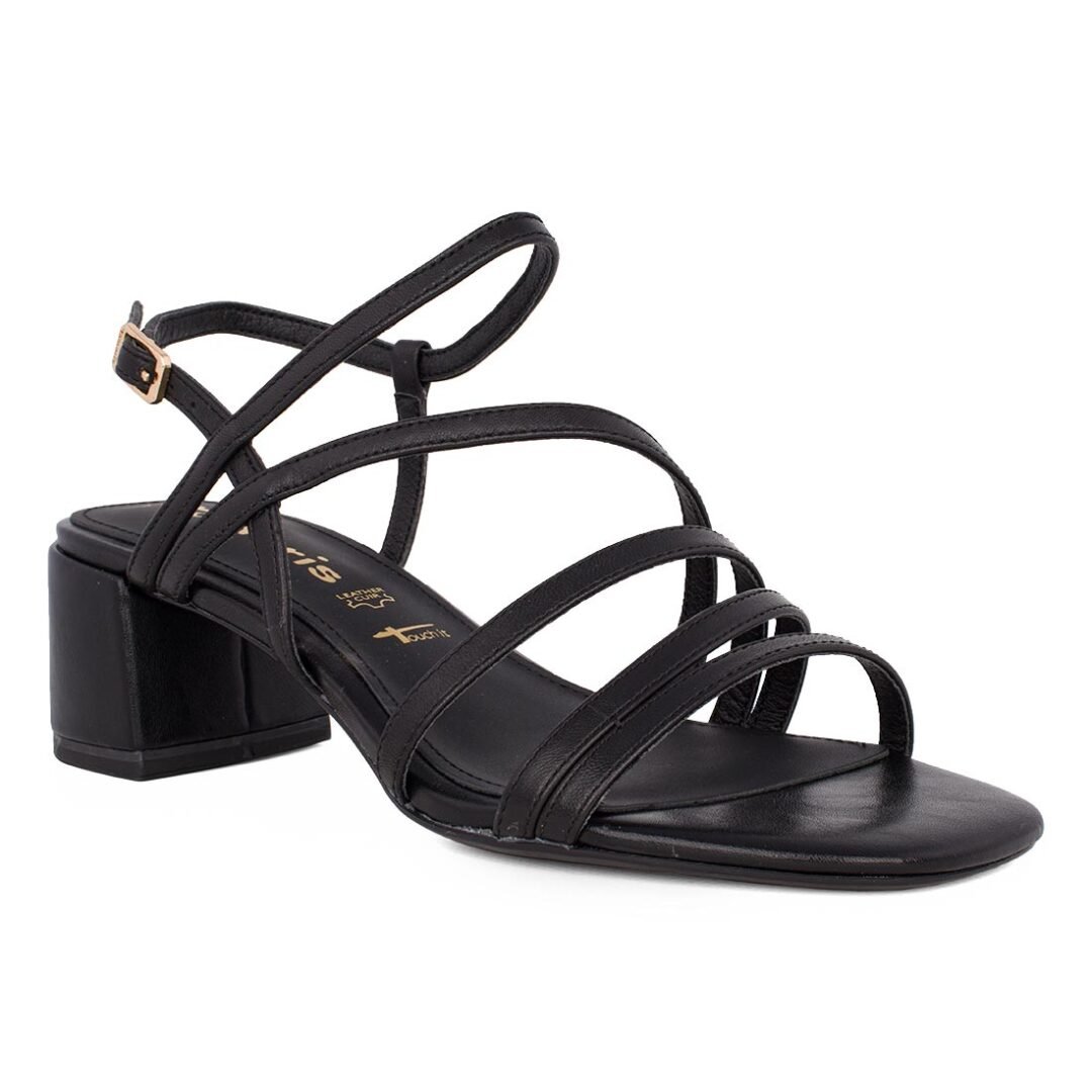 TAMARIS ΓΥΝΑΙΚΕΙΑ ΔΕΡΜΑΤΙΝΑ ΠΕΔΙΛΑ 1-28211-42 001 BLACK - Image 2