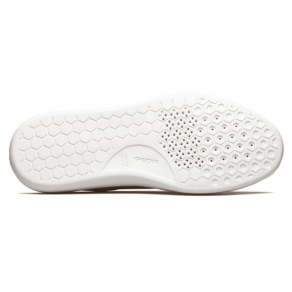 GEOX ΑΝΔΡΙΚΑ ΔΕΡΜΑΤΙΝΑ SNEAKERS DEIVEN B ΑΣΠΡΑ - Image 4