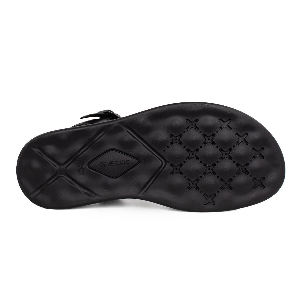 GEOX ΓΥΝΑΙΚΕΙΑ ΔΕΡΜΑΤΙΝΑ COMFORT ΣΑΝΔΑΛΙΑ XAND 2S B ΜΑΥΡΑ - Image 4