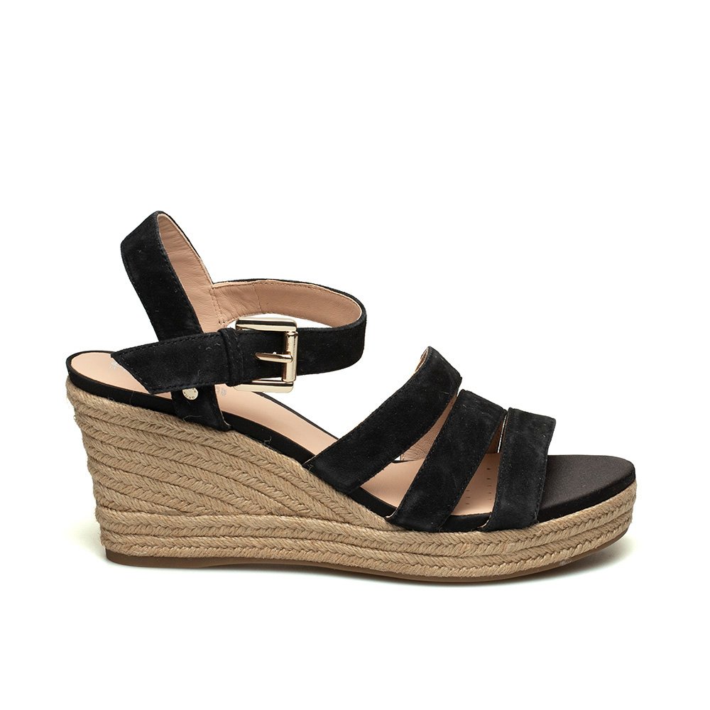 GEOX ΓΥΝΑΙΚΕΙΕΣ SUEDE ΠΛΑΤΦΟΡΜΕΣ SOLEIL C BLACK
