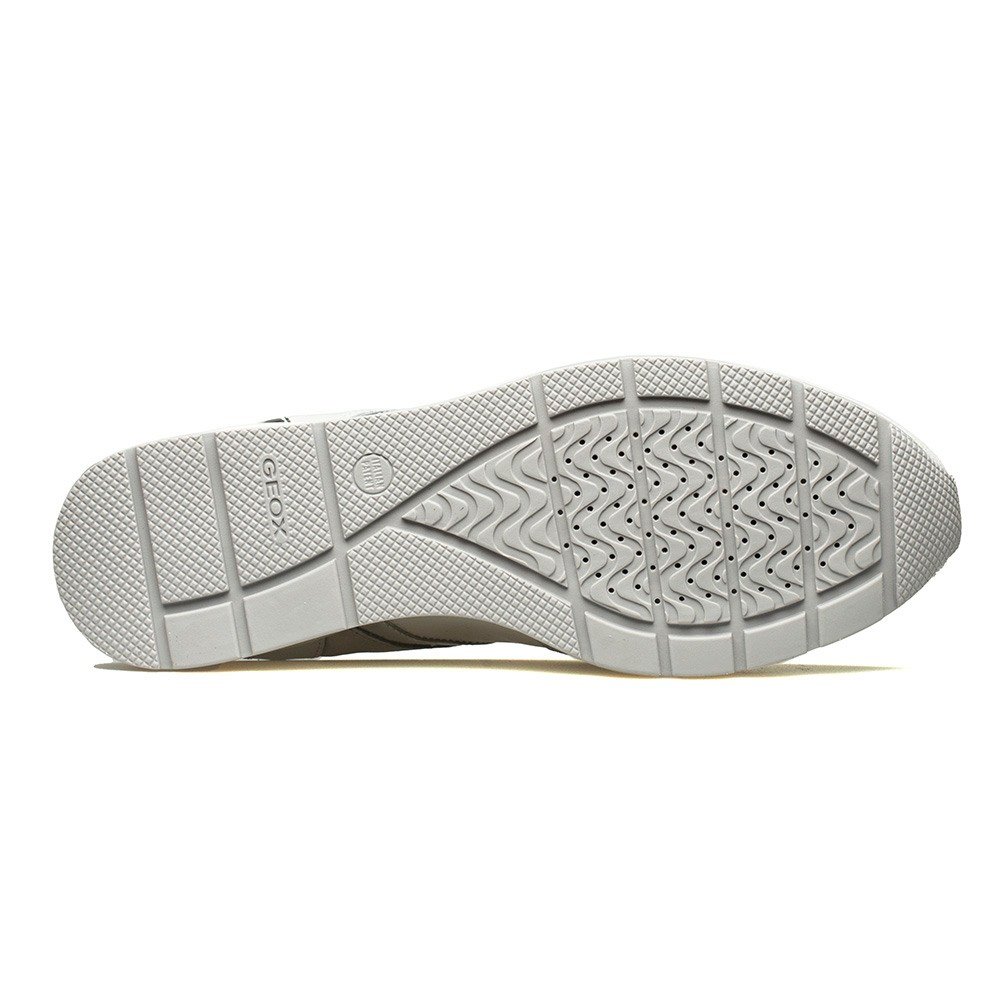 GEOX ΓΥΝΑΙΚΕΙΑ ΔΕΡΜΑΤΙΝΑ SNEAKERS ZOSMA A ICE/WHITE - Image 4