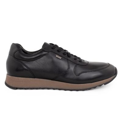 S. OLIVER ΑΝΔΡΙΚΑ ΔΕΡΜΑΤΙΝΑ SNEAKERS 5-13627-39 001 ΜΑΥΡΑ