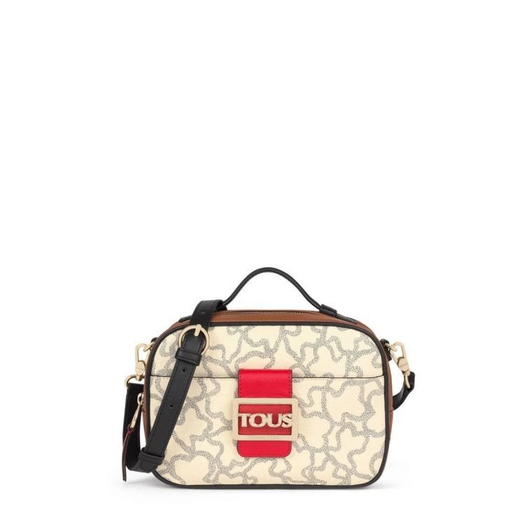 TOUS ΓΥΝΑΙΚΕΙΑ CROSSBODY ΤΣΑΝΤΑ BANDOLERA REPORTER K ICON MULTI-BEIGE